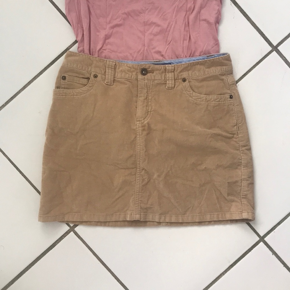 Corduroy Tan Vineyard Vines Skirt